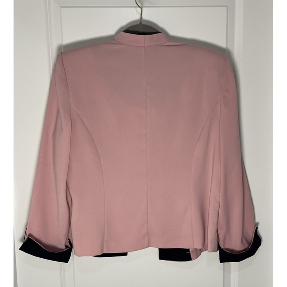 Miss Dorby Vintage Size 16 Pink Blazer And Tank Set Shoulder Pads Cuffed Sleeve - Picture 4 of 8